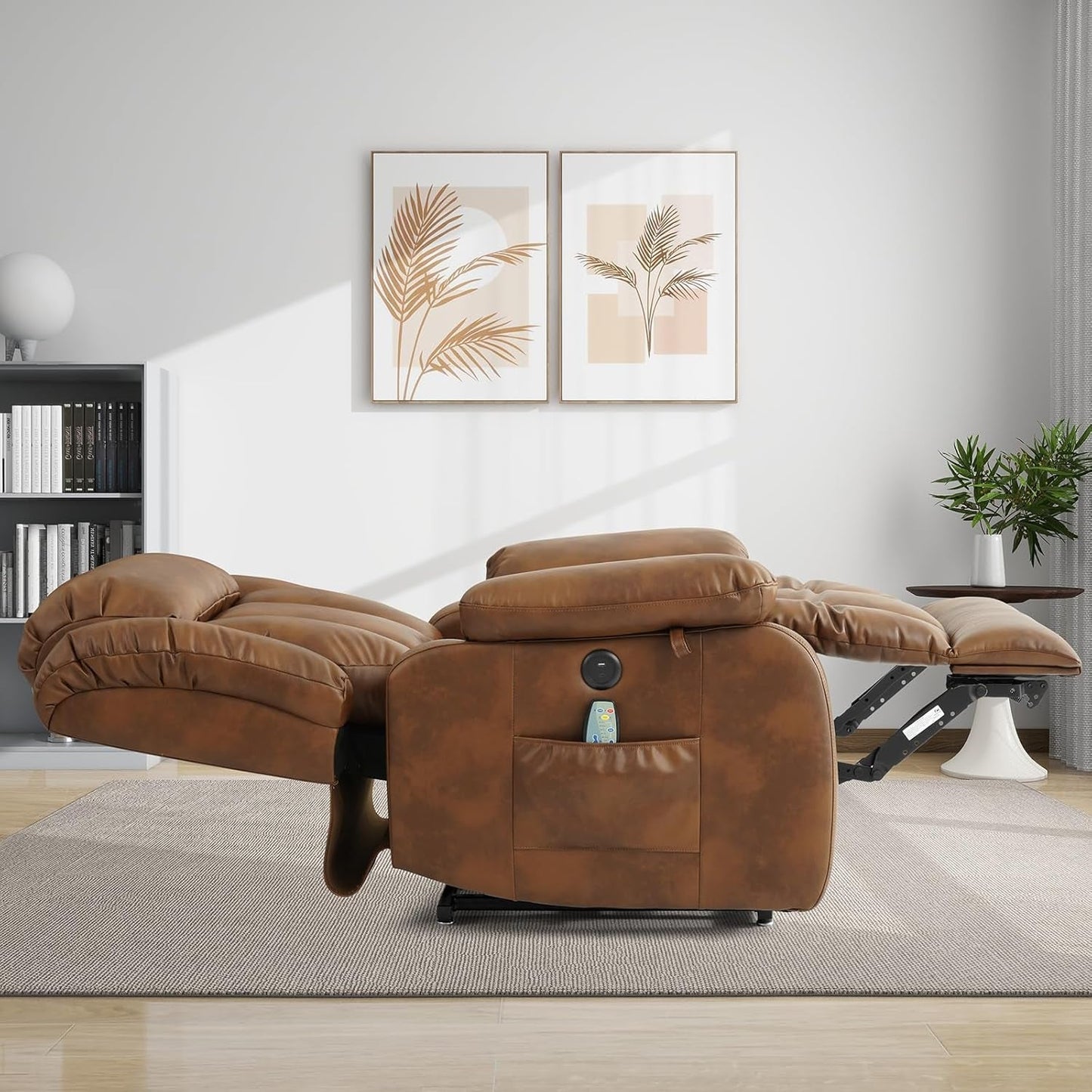 Dual Motor Lift Recliner Chair With Heat And Massage