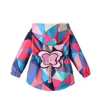 Pantalones vaqueros con letras para niñas, pantalón holgado e informal, elástico, recto, para primavera y otoño, de 2 a 12 años