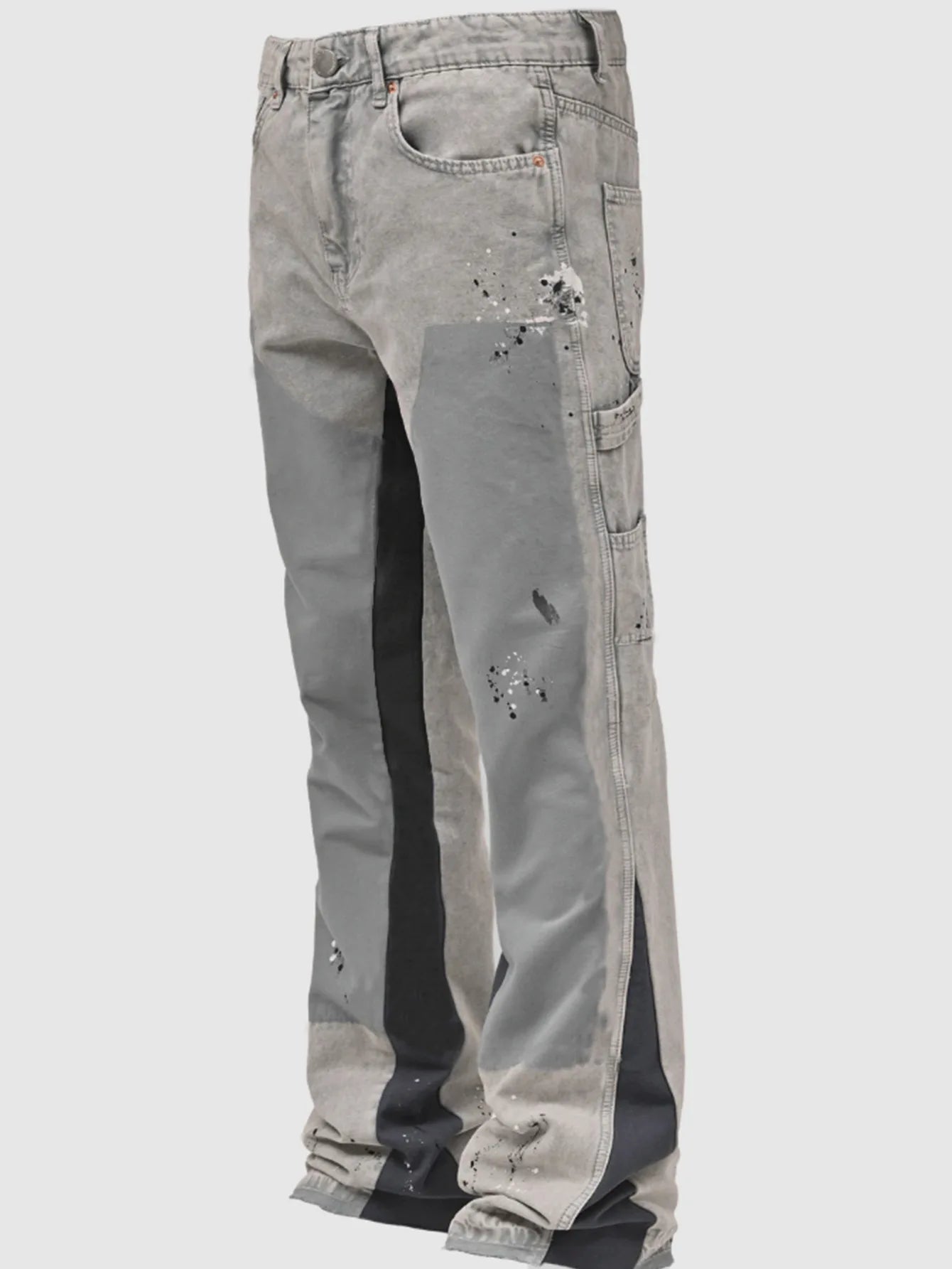 Pantalones vaqueros lavados para hombre, estilo vintage, hasta los tobillos, cintura media, bolsillos, botones, cremallera, desgastados, ropa de calle, pantalones rectos