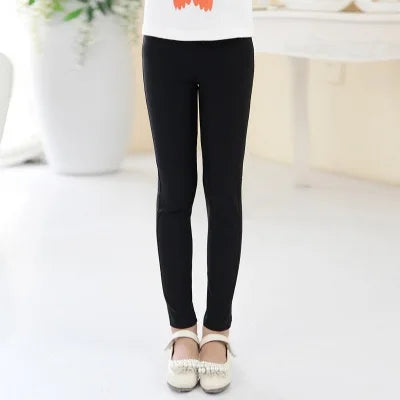 1pcs Spring Summer Girl Pencil Pants Elastic Thin Baby Legging Slim Fit Children's Leggings Autumn Kids Imitation Jeans Trousers