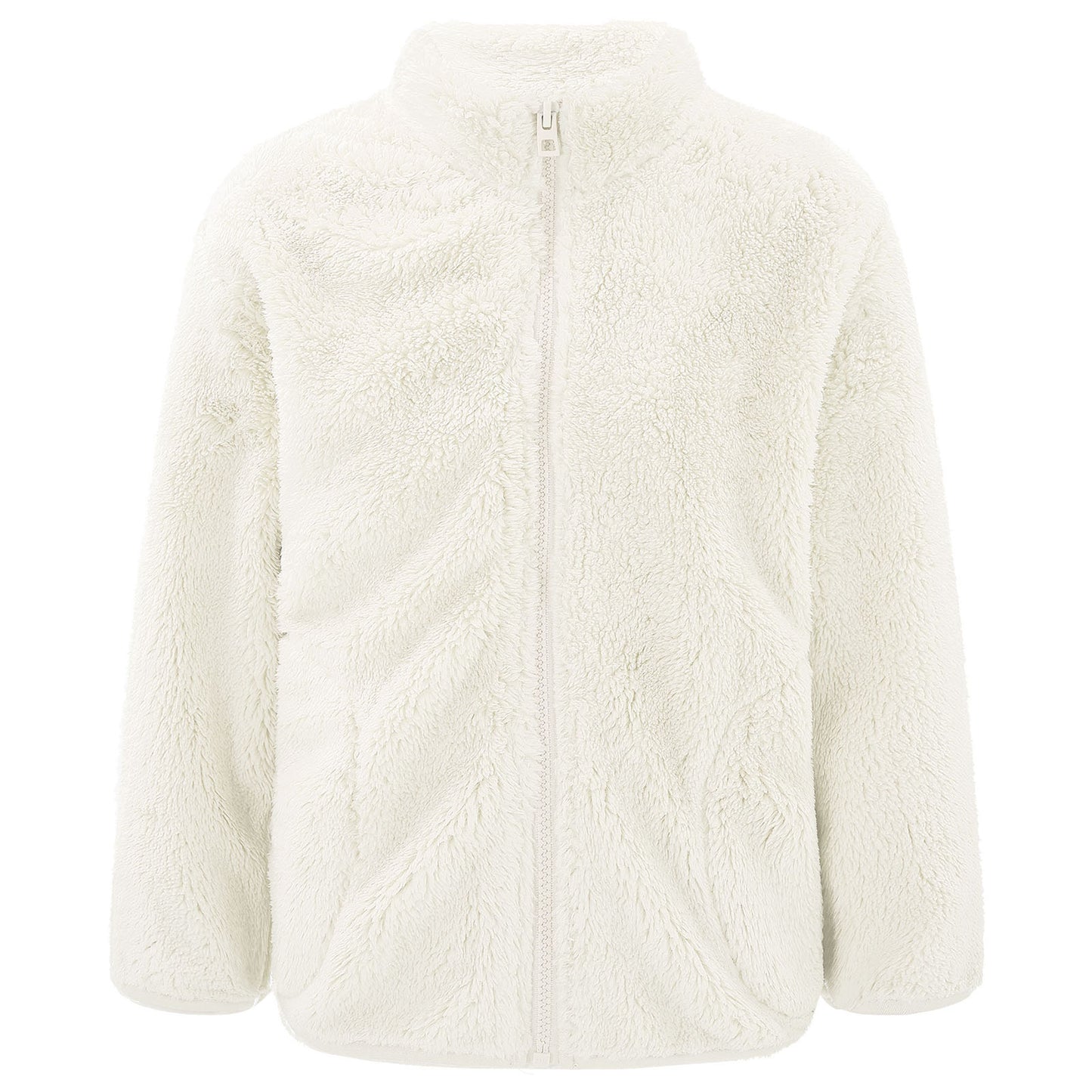 2022 Autumn Winter Girls Boys Casual Soft Warm Long Sleeve Coat Baby Kids Children Fleece Jacket Plush Zipper Closure Outerwear