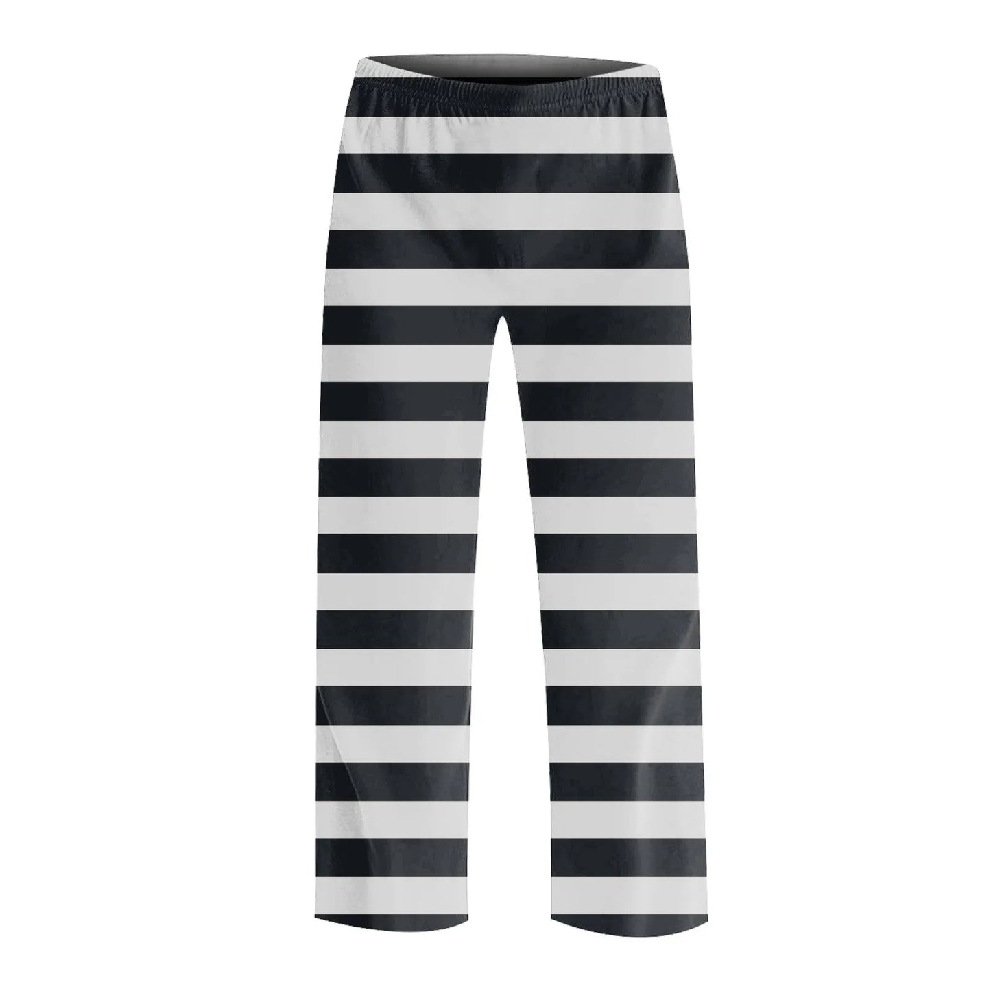 Pantalones de pijama con estampado de rayas elegantes para niños y niñas, pantalones de dormir casuales, sueltos y cómodos con bolsillos, pijamas para niños.