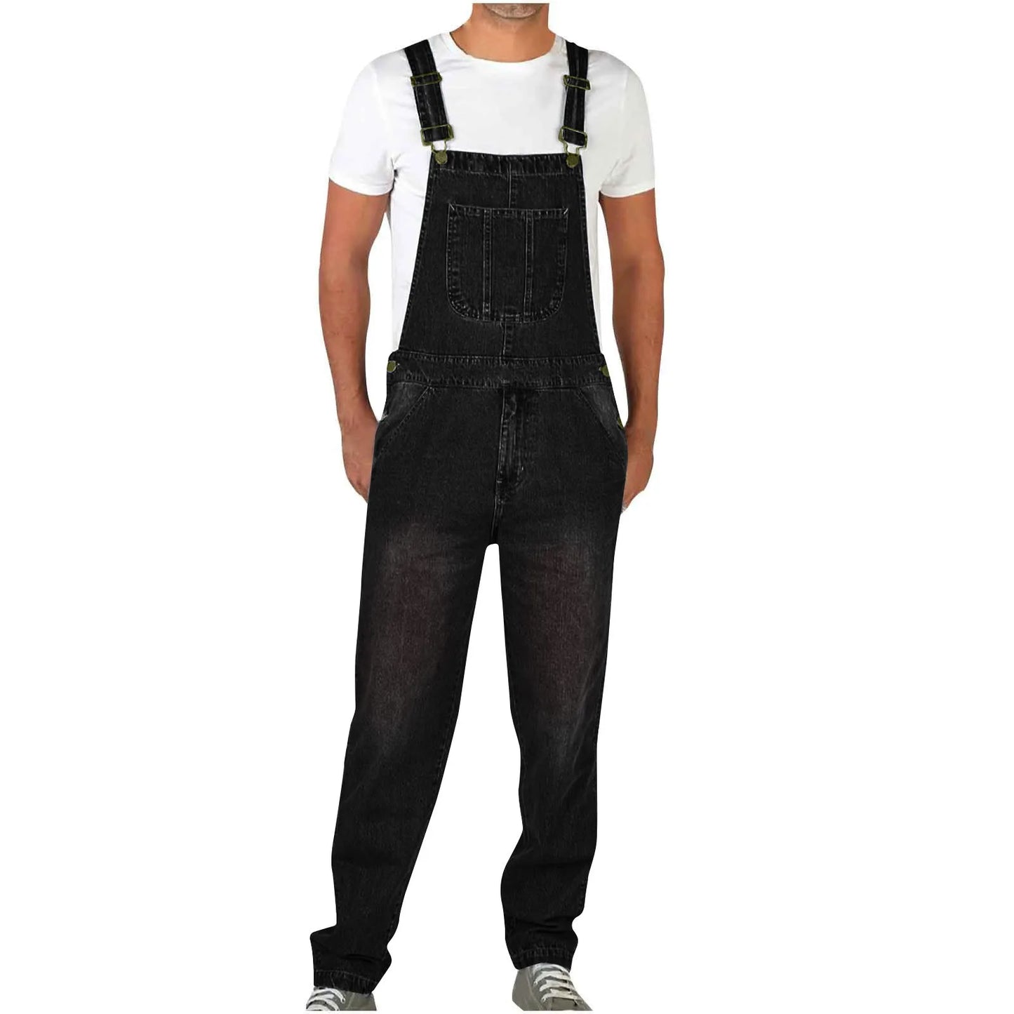 Pantalones vaqueros para hombre 2025, pantalones vaqueros largos ajustados con bolsillos para hombre, pantalones vaqueros rectos de algodón con empalme, pantalones vaqueros largos de verano de talla grande para hombre