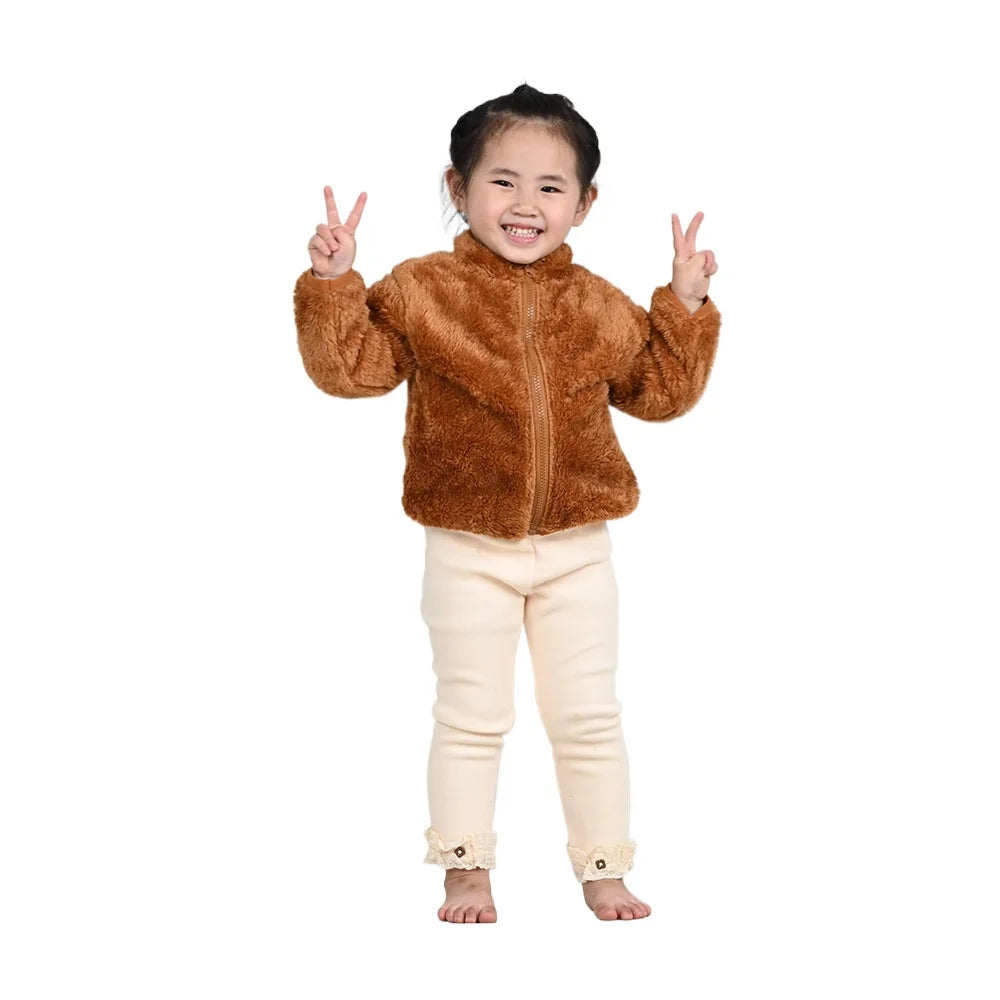 Autumn Winter Children's Coats Double Sided Velvet Outerwear Baby Warm Clothes Children Thermal Fleece jacket Boys Girls Coat