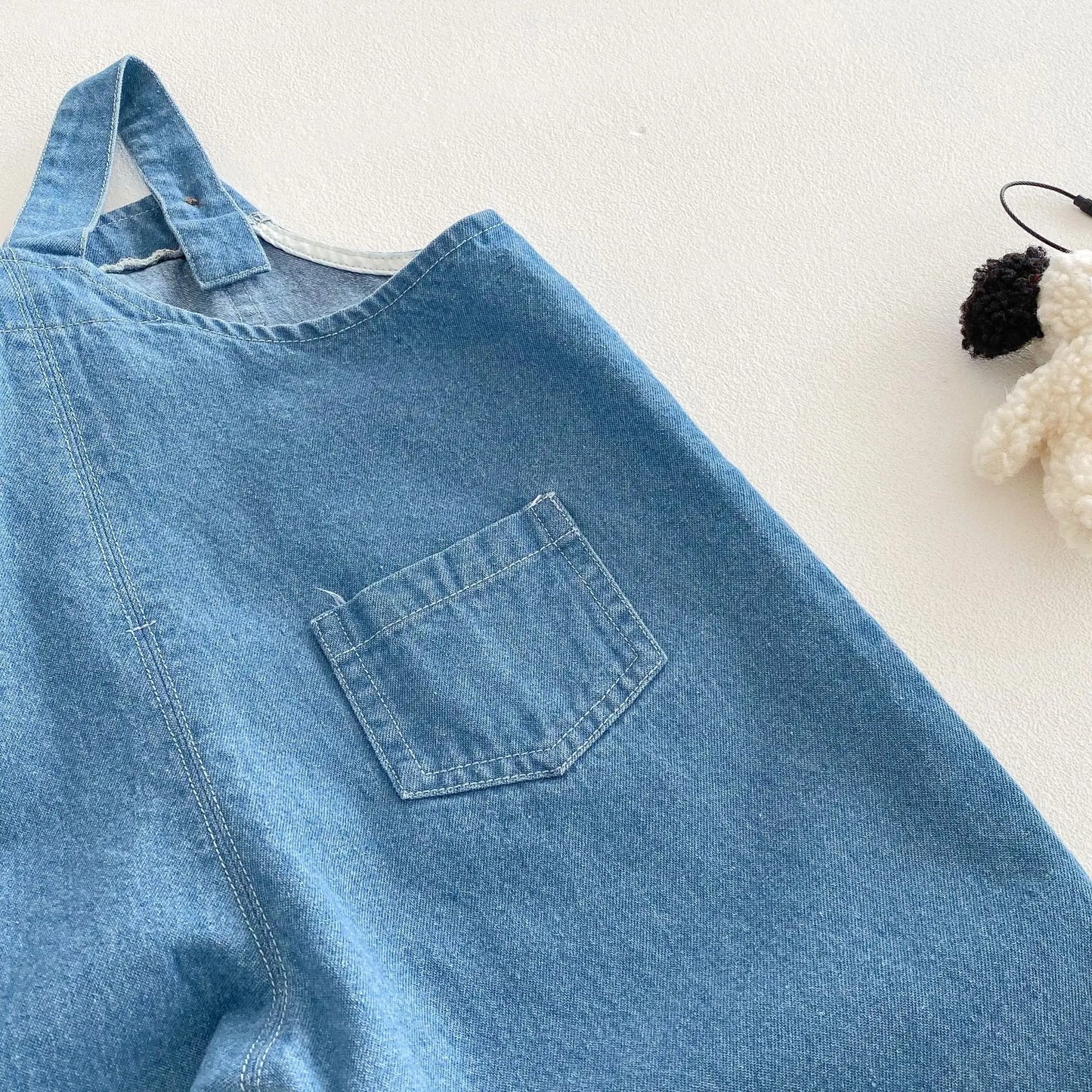 Cartoon Overalls for Boys 0-6 Years - Spring Collection, Soft Denim Jeans - Korean Baby Fashion