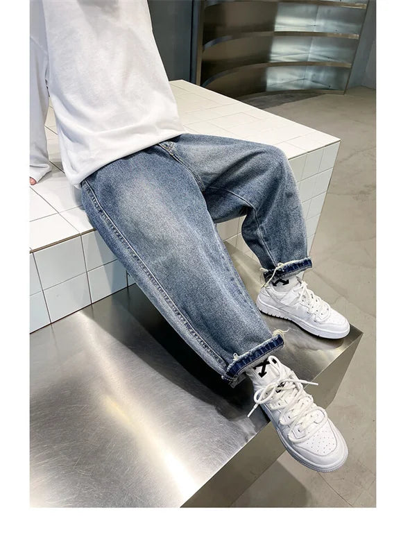 Pantalones vaqueros largos para niños, algodón, primavera otoño 2024, para bebés, adolescentes, ropa de abrigo de alta calidad.