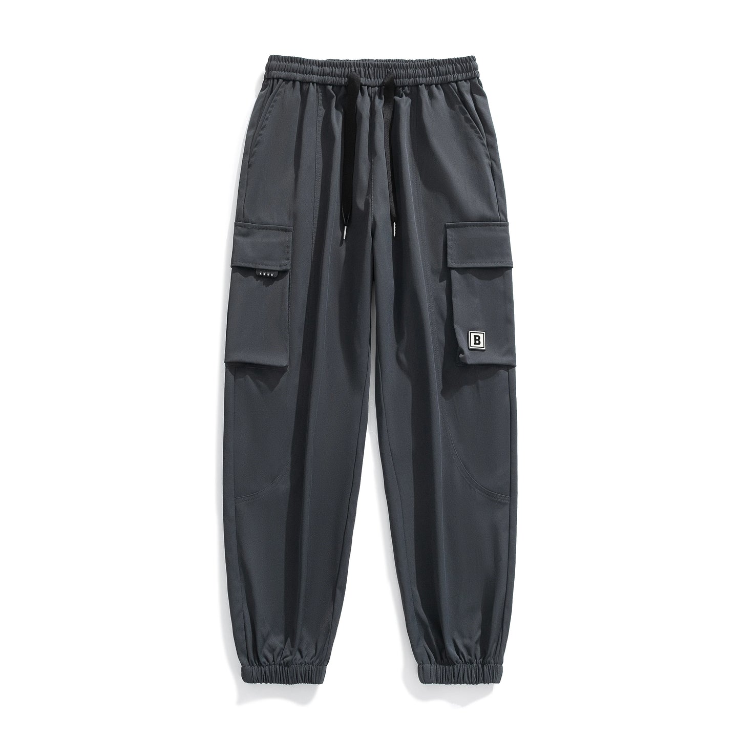 Youth Fashion Trend High-quality Outdoor Sports Leisure Workwear Long Pants Comfortable Breathable Leg Tied Straight Leg Pants