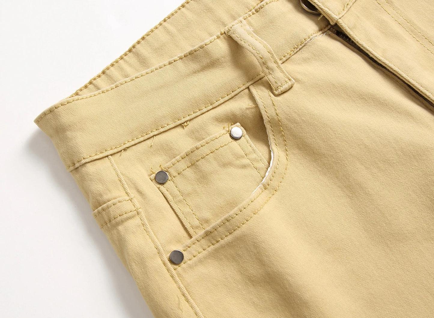 Denim Pencil Ankle Length Pants Men Jean Ripped Washed Zipper Fly Hole Jeans Skinny Solid Pockets High Street Distressed
