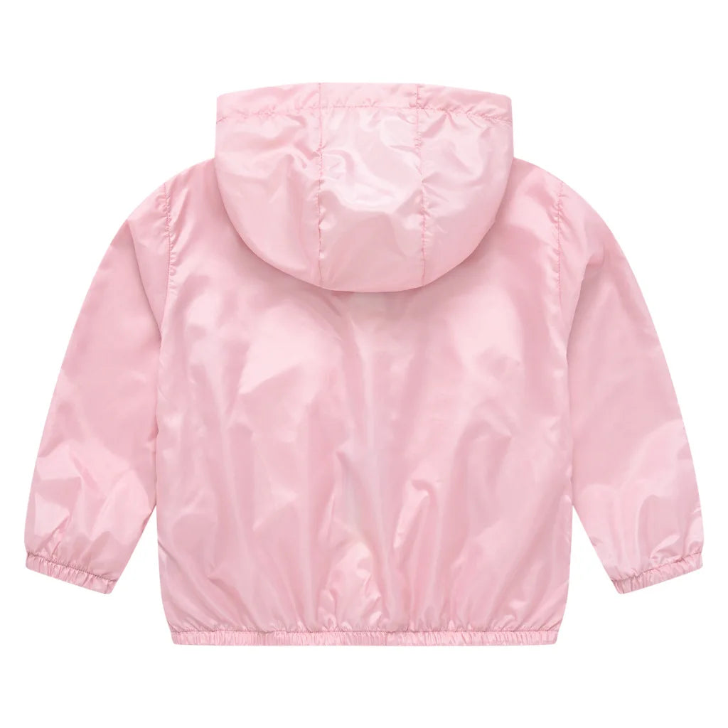 Children's Summer Thin Sun-protective Jacket Boys Girls Breathable Hooded Zipper Solid Lightweight Coat Jackets Clothing