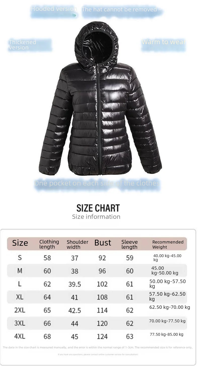 Abrigo corto fino acolchado de algodón para mujer, nuevo estilo coreano 2022, chaqueta holgada con capucha de algodón para otoño/invierno para hombre