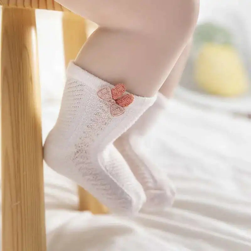 1 Pair Baby Socks Boys Girls Rabbit Ear Mouse Soft Summer Ultrathin Mesh Children Newborn Kids Infant Toddler Elastic