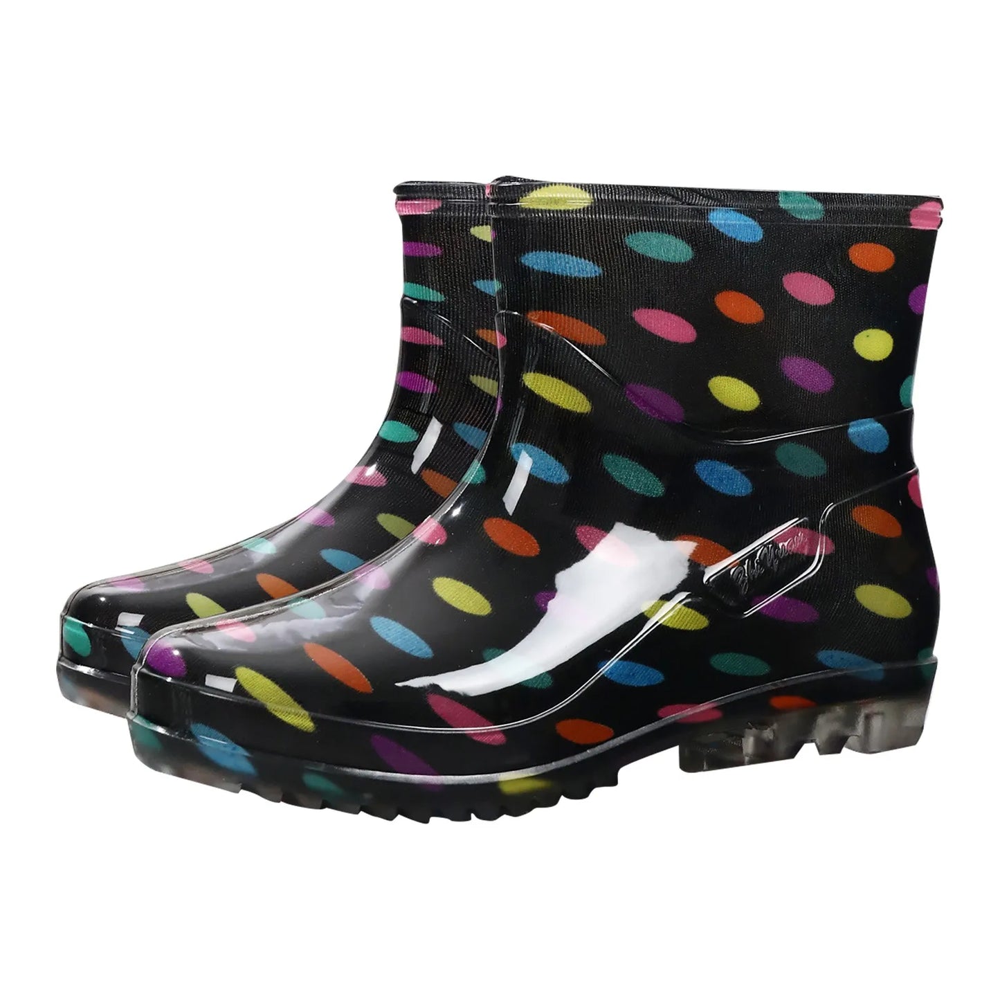Bottes de pluie imprimées tendance pour femmes adultes, imperméables, antidérapantes, résistantes à l'usure, mi-hautes