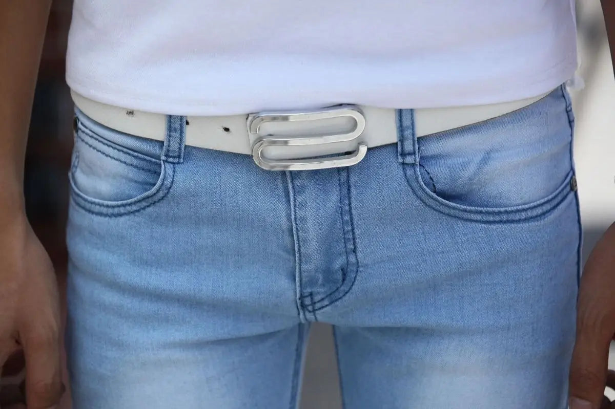 Pantalones vaqueros ajustados de estilo coreano para hombre, de lujo, para la nieve, para jóvenes, para primavera y otoño, informales, de algodón