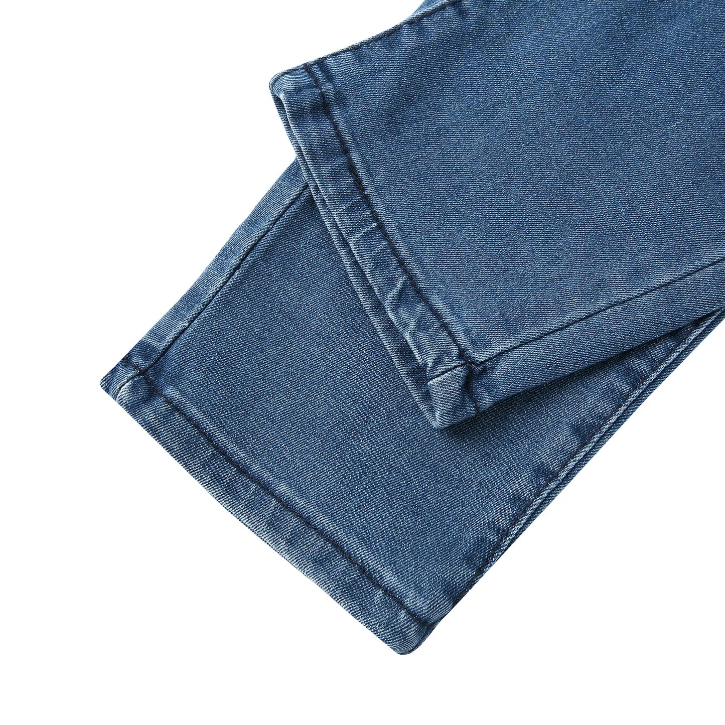 Pantalones vaqueros largos, ajustados y rotos para hombre, con tirantes laterales y cremallera, para correr, elásticos y desgastados, 2025
