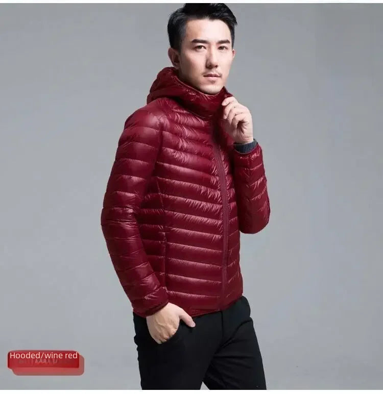 Winter Men's Cotton-padded Coat Cropped Lightweight Workwear Jacket Small Padded Jacket Men's Outerwear