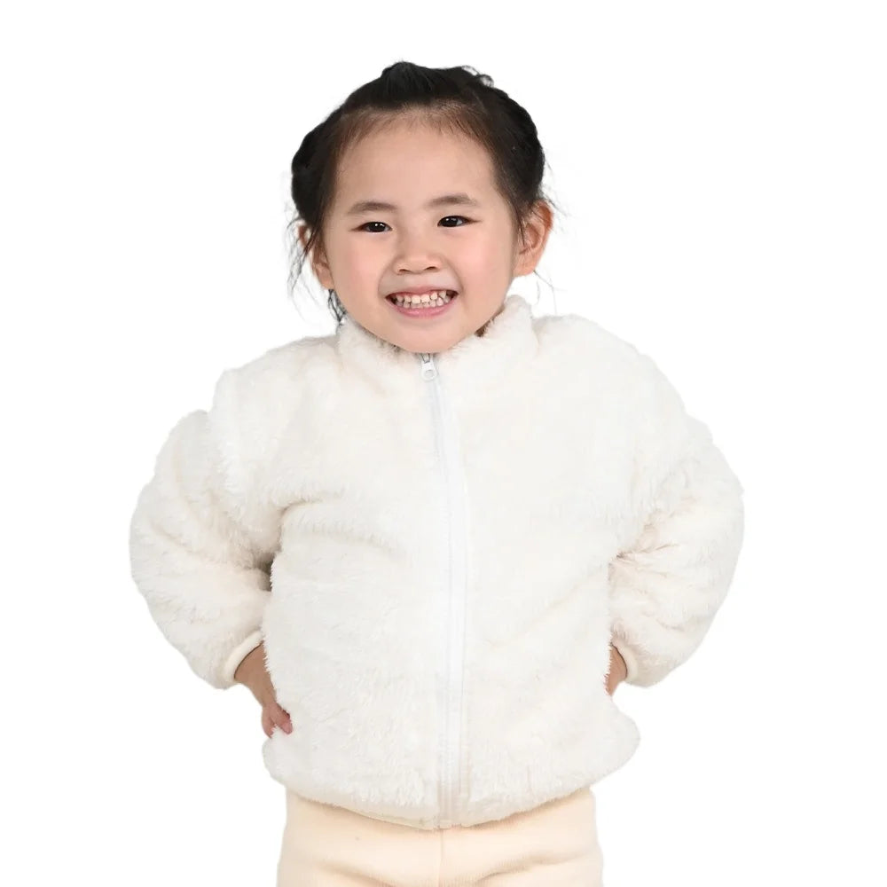 Autumn Winter Children's Coats Double Sided Velvet Outerwear Baby Warm Clothes Children Thermal Fleece jacket Boys Girls Coat
