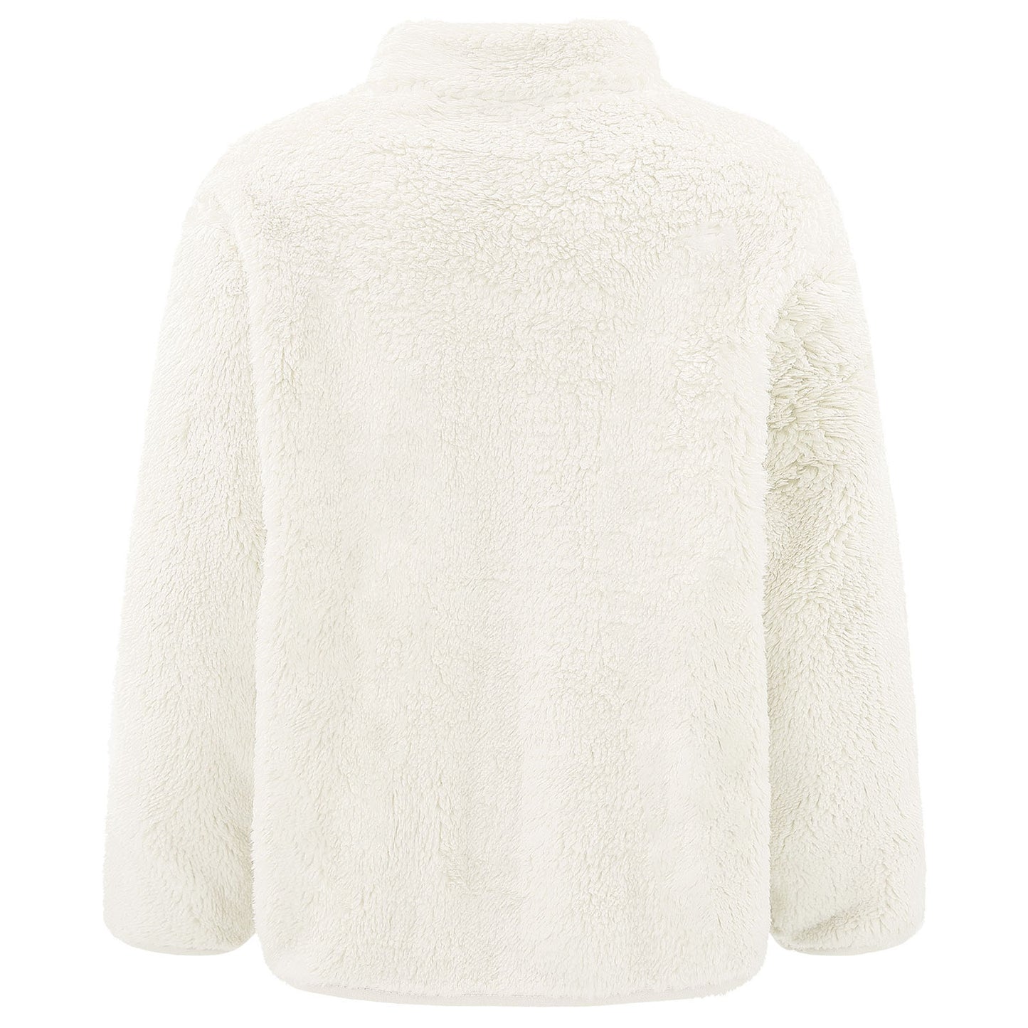2022 Autumn Winter Girls Boys Casual Soft Warm Long Sleeve Coat Baby Kids Children Fleece Jacket Plush Zipper Closure Outerwear