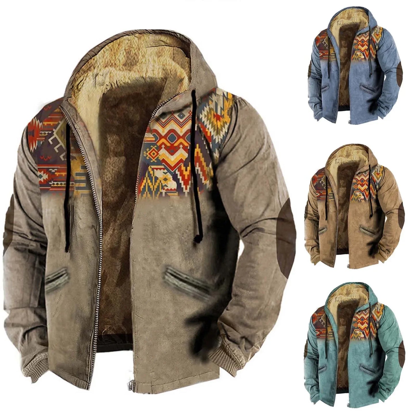 Vintage Y2k Zipper Golf Hoodie For Men Fashion Jacket Ethnic Men'S Pullovers 3d Jersey Sweatshirt Long Sleeve Casual Clothing