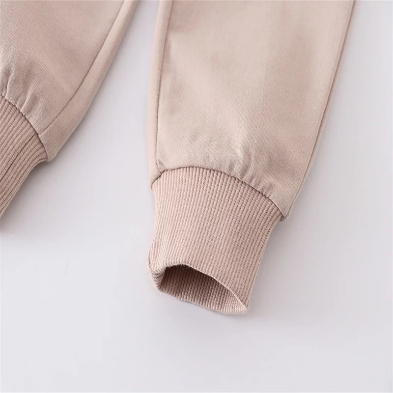 Jumping Meters 2-7T Yellow Children's Trousers Pants Plain Hot Selling Boys Girls Sweatpants Kids Sweatpants