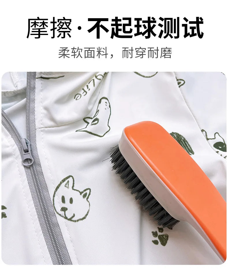 Children's Sunscreen Jackets Summer Breathable Coats for Boys Girls Cartoon Print Kids Windbreakers Toddler Outfits Baby Clothes