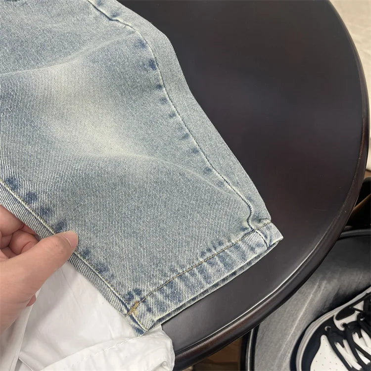 Boys Jean Pants Long Trousers Denim 2024 Blue Spring Autumn Baby's Kids Sport Teenagers Birthday Christmas Gift Children's Cloth