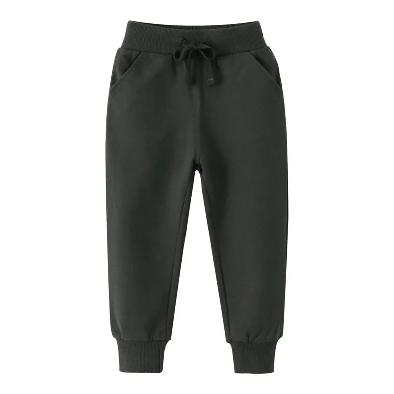 Jumping Meters 2-7T Yellow Children's Trousers Pants Plain Hot Selling Boys Girls Sweatpants Kids Sweatpants