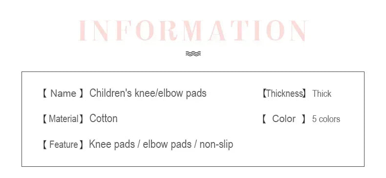 100% cotton kids knee accessorie Baby Knee Protector Kids Safety Crawling baby knee accessories Leg Warmer knee Accessories