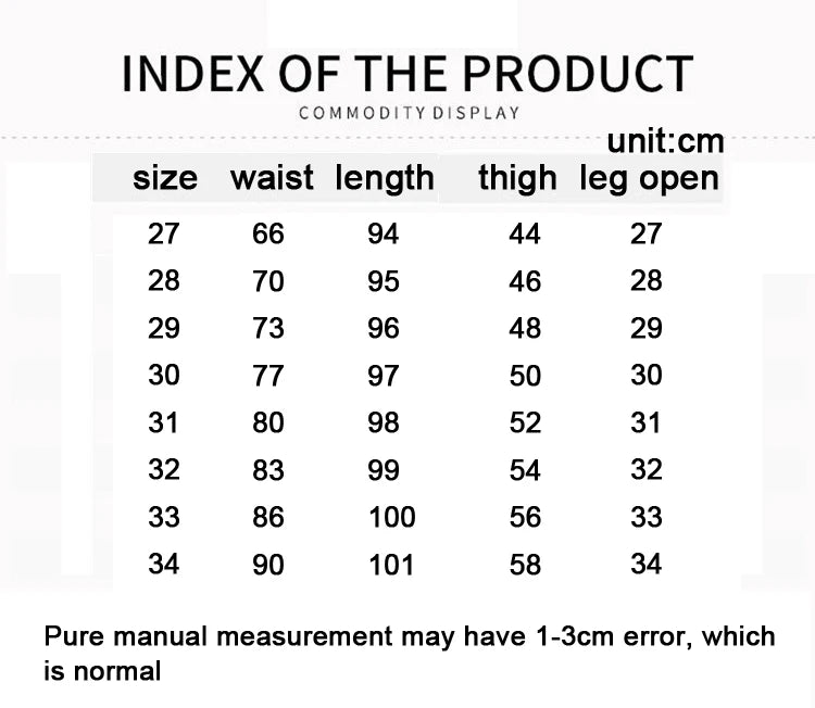 Spring Summer Work Wear Men Luxury Casual Fashion Korean Style Clothes Hip-hop Jeans Slim Japanese Streetwear Beggar Feet Pants