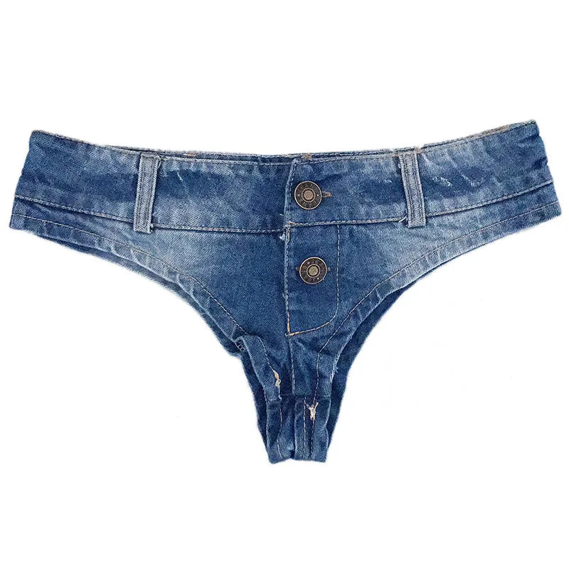620 # New European beauty sexy denim shorts, hot pants, ultra short jeans, ripped holes, nightclub women's clothing