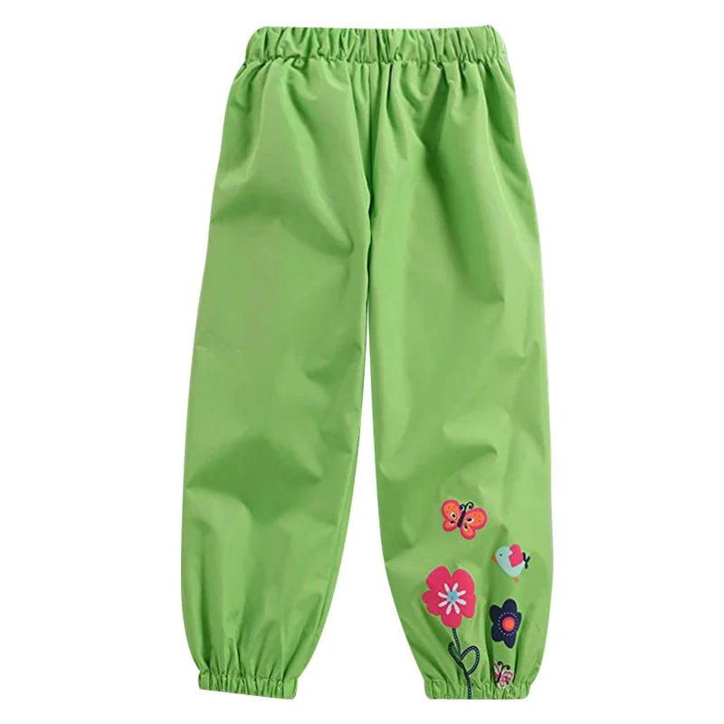 Kid Raincoat Rain Pants Casual Fashion Waterproof Girls Boys Pant Children’s Kids Rain Trousers for 1 2 3 4 Years