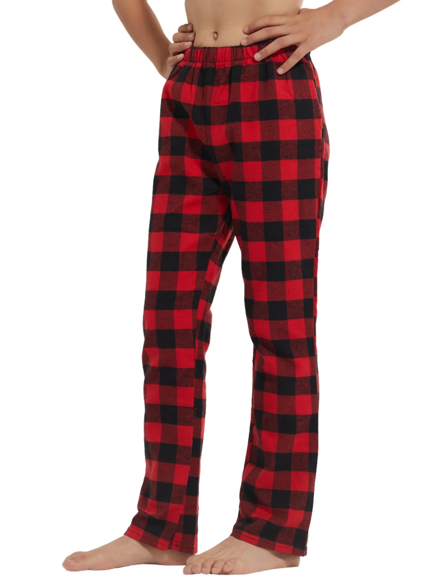 Boys and Girls Soft Elastic Waist Pajamas Pants Comfy Lounge Long Pants - Close-fit PJ Bottoms for Comfortable Sleep and Leisure