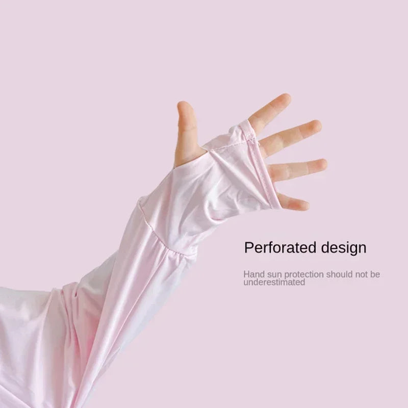 Children's Outdoor Ice Silk Sunscreen Jacket UV Resistant Children's Summer Cycling Sunscreen Jacket Children's Clothing