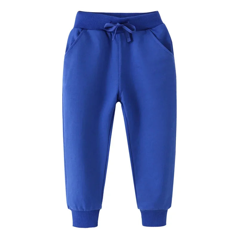Jumping Meters 2-7T Yellow Children's Trousers Pants Plain Hot Selling Boys Girls Sweatpants Kids Sweatpants