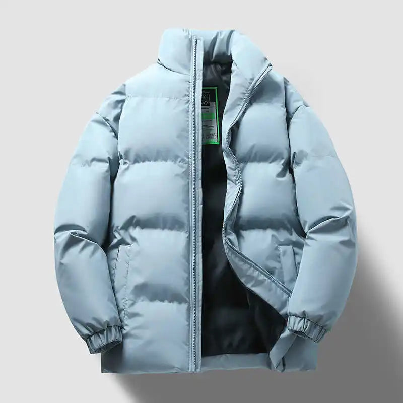 Down Jacket Cotton-padded Clothes Winter Thickened Cotton-padded Coat New Men And Women Couple Chopsticks Casual Youth Warm O...
