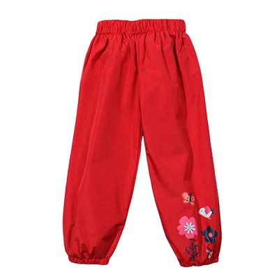 Kid Raincoat Rain Pants Casual Fashion Waterproof Girls Boys Pant Children’s Kids Rain Trousers for 1 2 3 4 Years