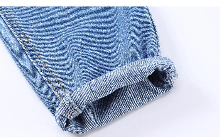 Pantalones vaqueros azules de cintura alta para niñas adolescentes, ajustados, de verano, ropa informal para niños de 10, 12 y 14 años.