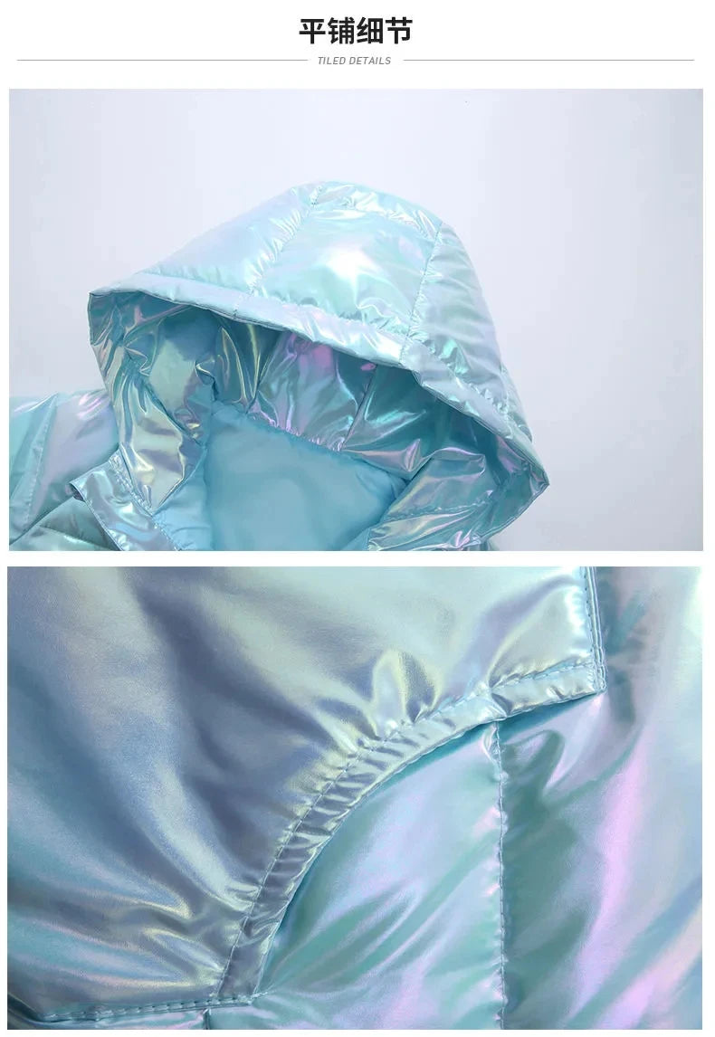 New colorful children's down jacket winter hooded outerwear boys and girls jackets baby autumn and winter coats
