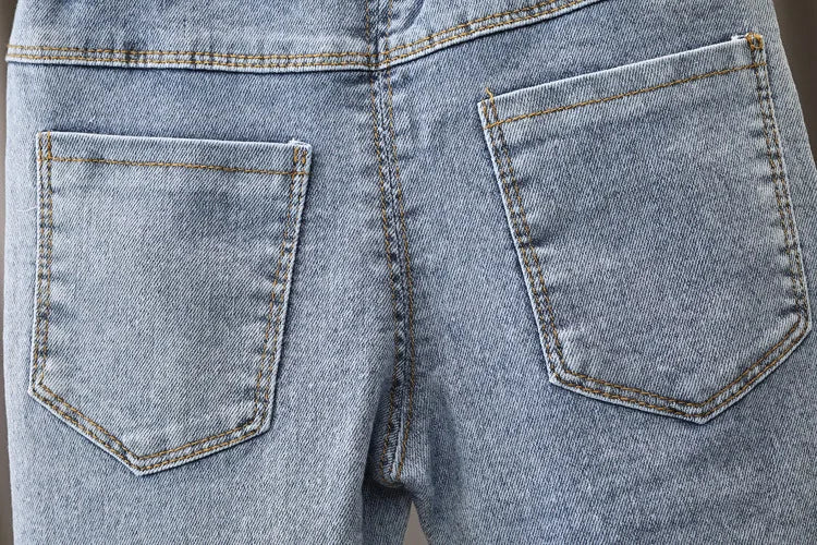 Ropa de primavera para niñas, pantalones vaqueros holgados de pierna recta para bebés, ropa para niñas, pantalones vaqueros para exteriores que combinan con todo
