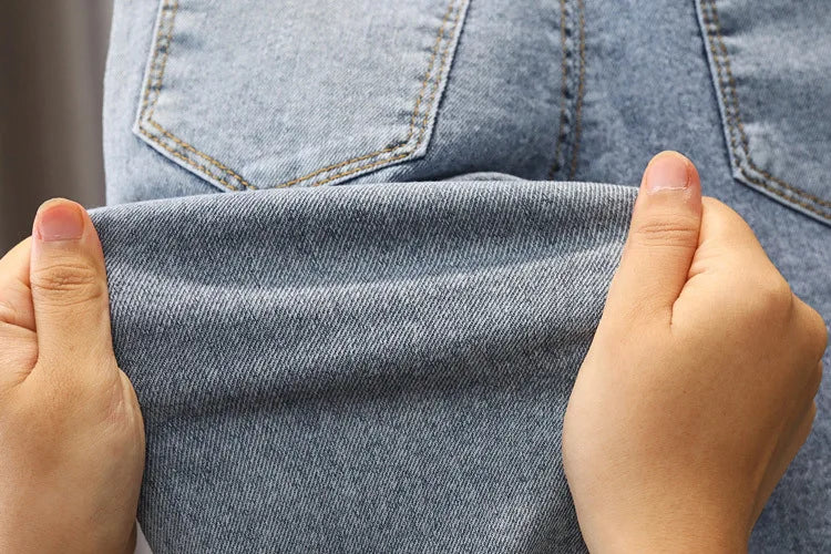 Ropa de primavera para niñas, pantalones vaqueros holgados de pierna recta para bebés, ropa para niñas, pantalones vaqueros para exteriores que combinan con todo