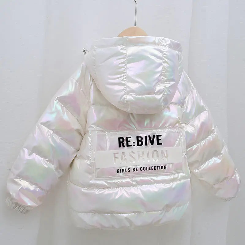 New colorful children's down jacket winter hooded outerwear boys and girls jackets baby autumn and winter coats