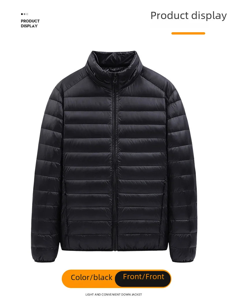 Winter Men's Cotton-padded Coat Cropped Lightweight Workwear Jacket Small Padded Jacket Men's Outerwear