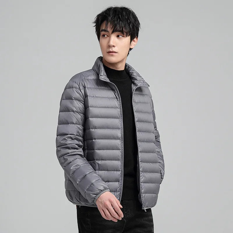 Winter Men's Cotton-padded Coat Cropped Lightweight Workwear Jacket Small Padded Jacket Men's Outerwear