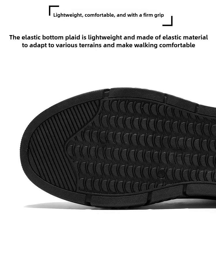 Winter New Fashion Men's Boots Thick Plush Ankle Boots with Thick Soles Black Business Comfortable Leather Shoes tenis masculino