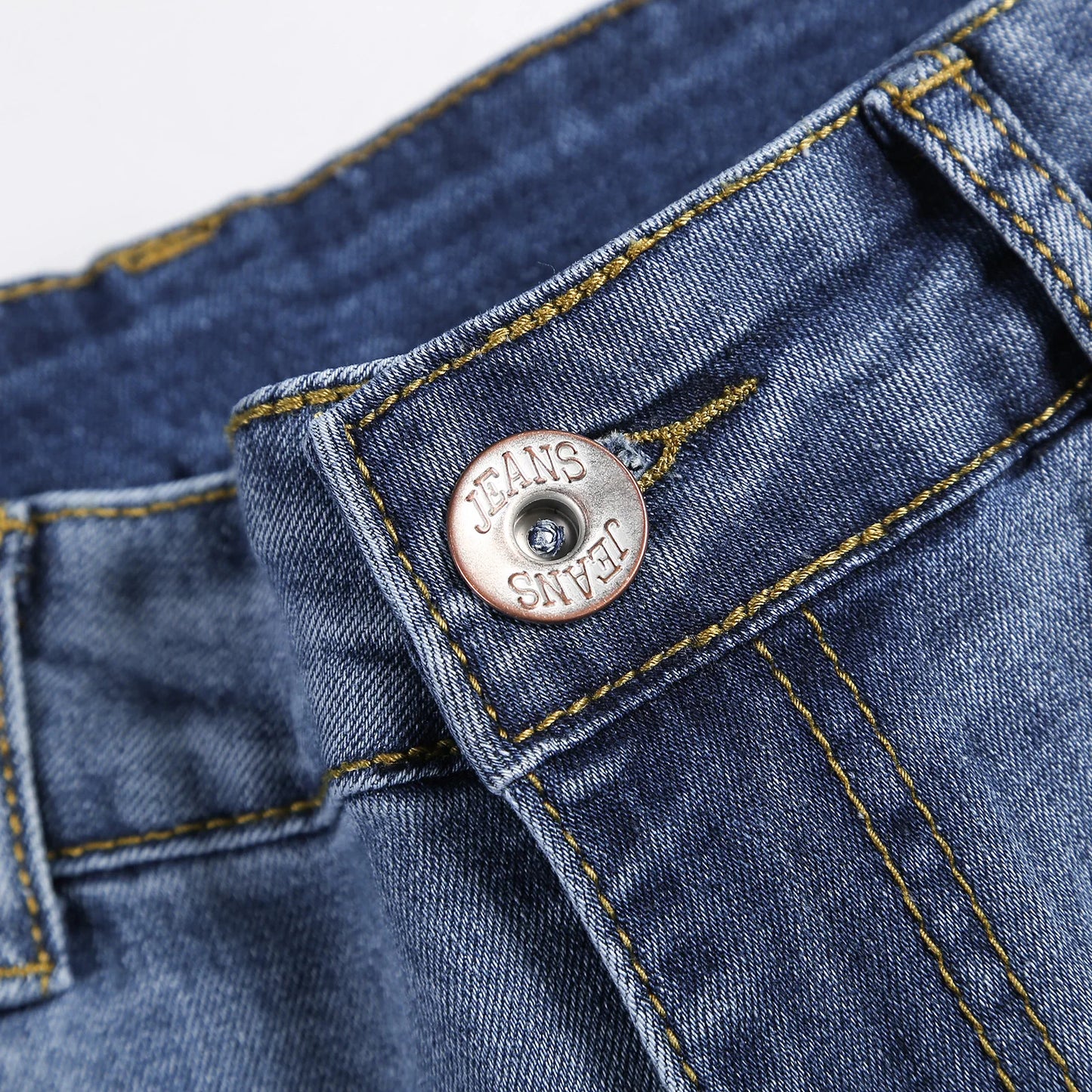 2025 New Fashion Street Style Ripped Skinny Jeans Men Vintage wash Solid Denim Trouser Mens Casual Slim fit pencil denim Pants