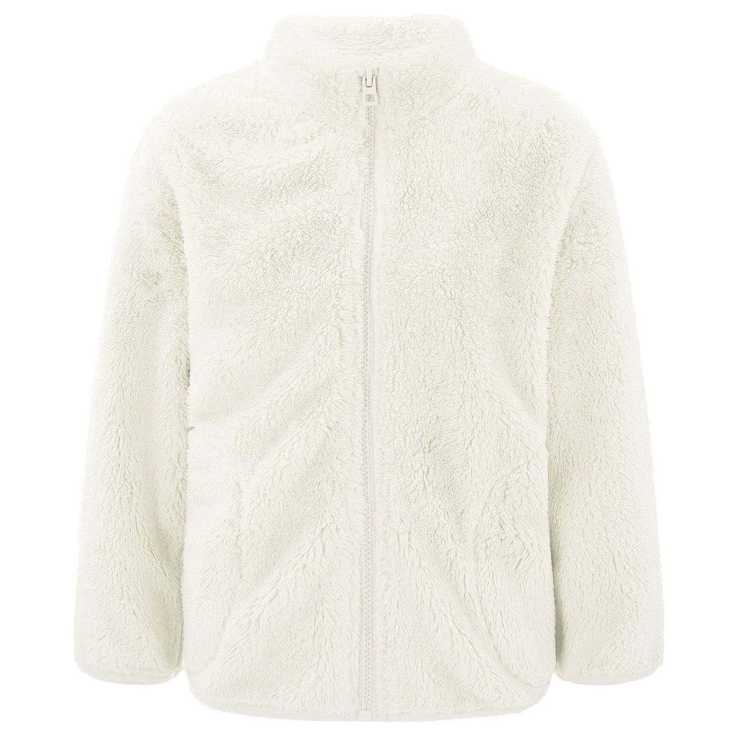 2022 Autumn Winter Girls Boys Casual Soft Warm Long Sleeve Coat Baby Kids Children Fleece Jacket Plush Zipper Closure Outerwear