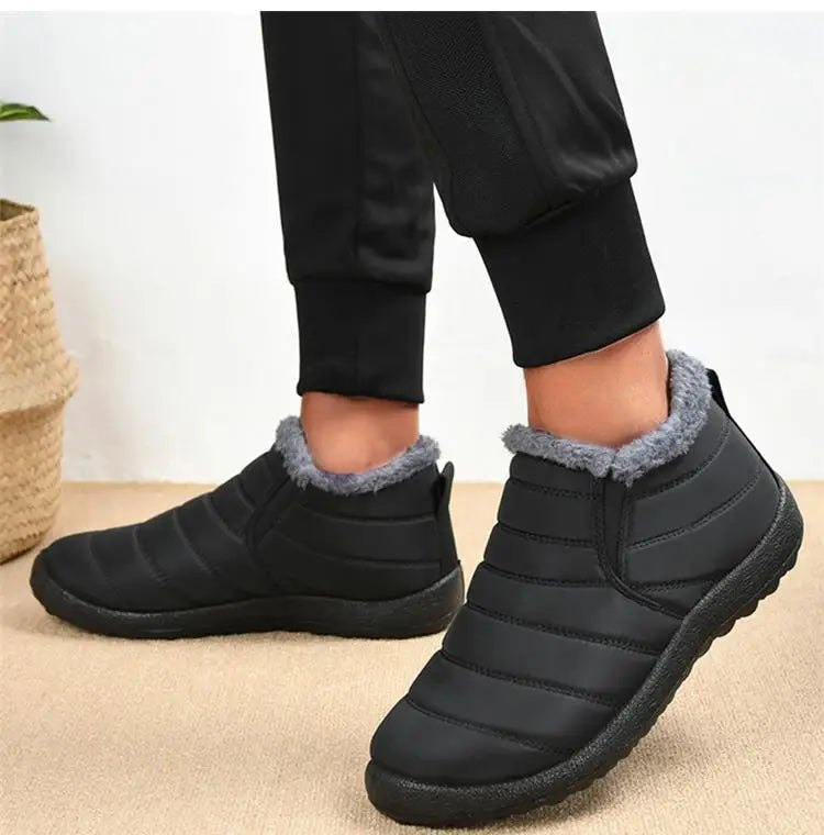 Boots Men Snow Platform Shoes Winter Shoes Comfortable Man Boot Shoe Ankle Boots Waterproof Shoes Outdoor Lightweight Boots Men