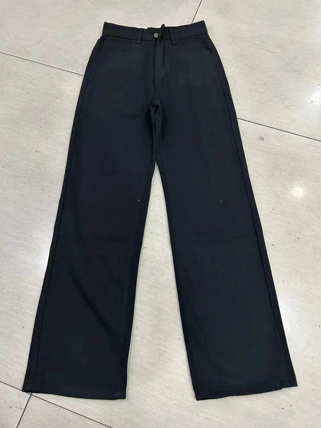 Women's Hot Sale High Waist Stretch Washed Denim Fashionable Straight Jeans Women's Pants women jeans black pants woman clothing