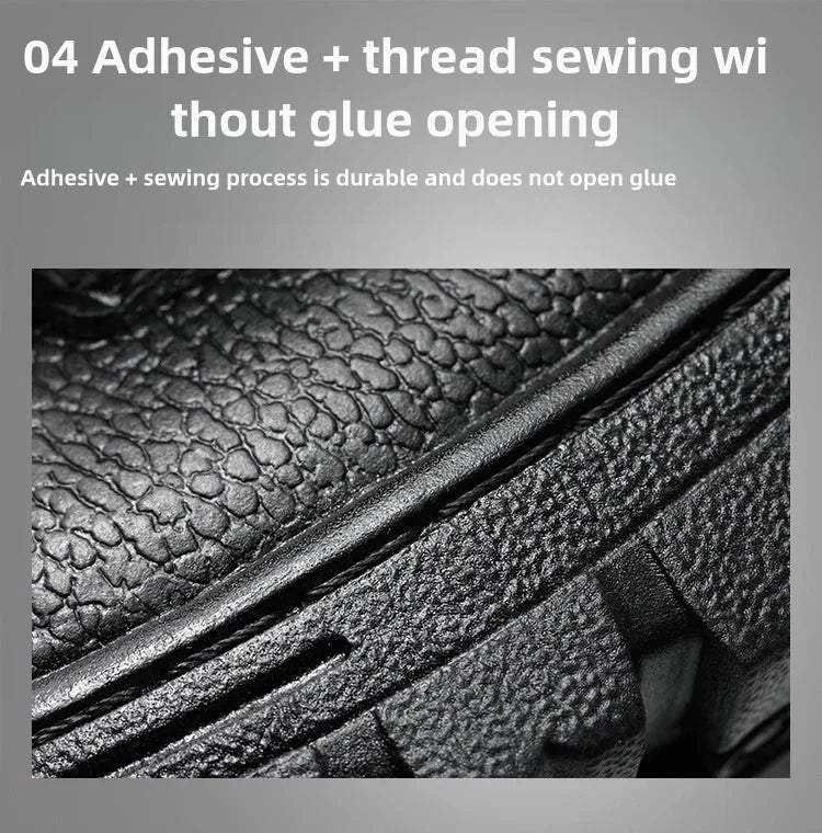 Botas de seguridad para hombre, indestructibles, con puntera de acero, impermeables, resistentes al desgaste y a los impactos.