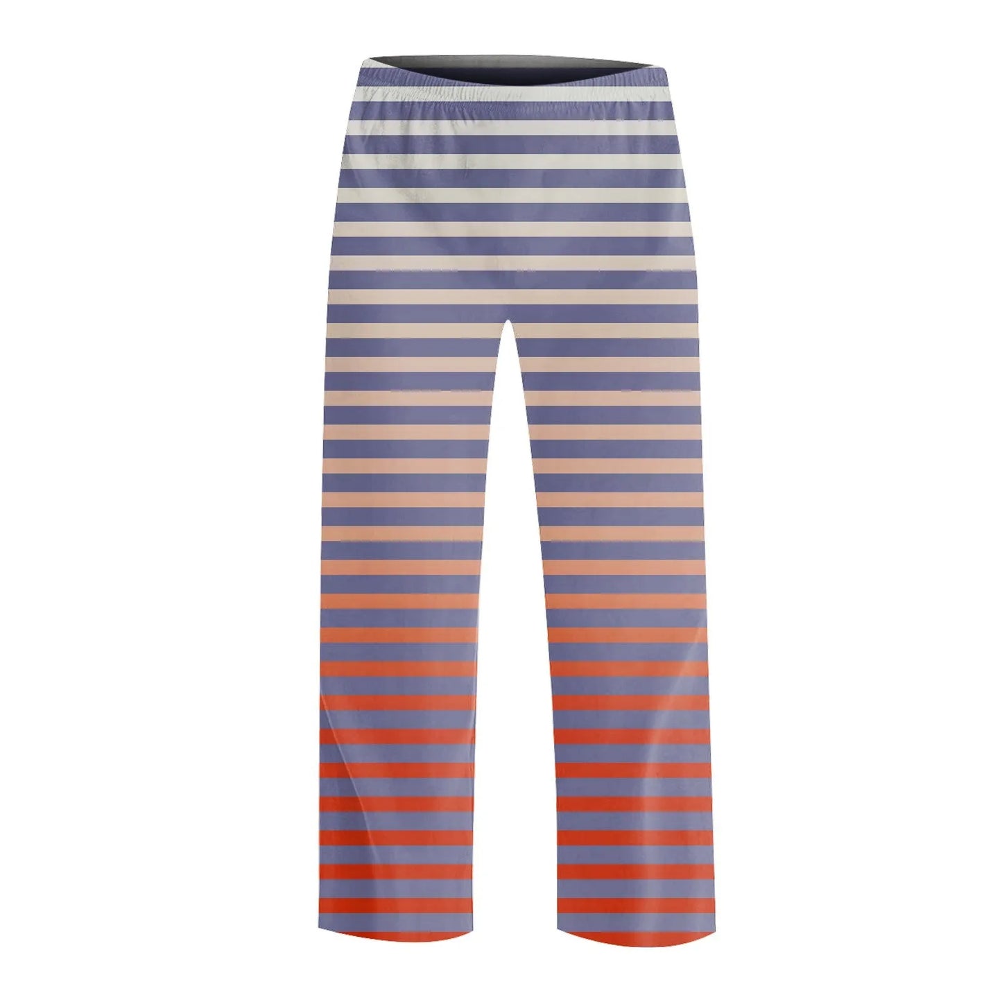 Pantalones de pijama con estampado de rayas elegantes para niños y niñas, pantalones de dormir casuales, sueltos y cómodos con bolsillos, pijamas para niños.