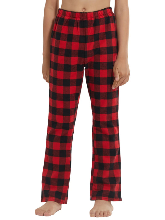 Boys and Girls Soft Elastic Waist Pajamas Pants Comfy Lounge Long Pants - Close-fit PJ Bottoms for Comfortable Sleep and Leisure